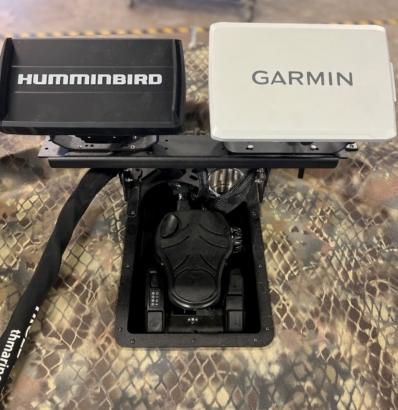 Excel 1860 recessed foot pedal tray and dual graph